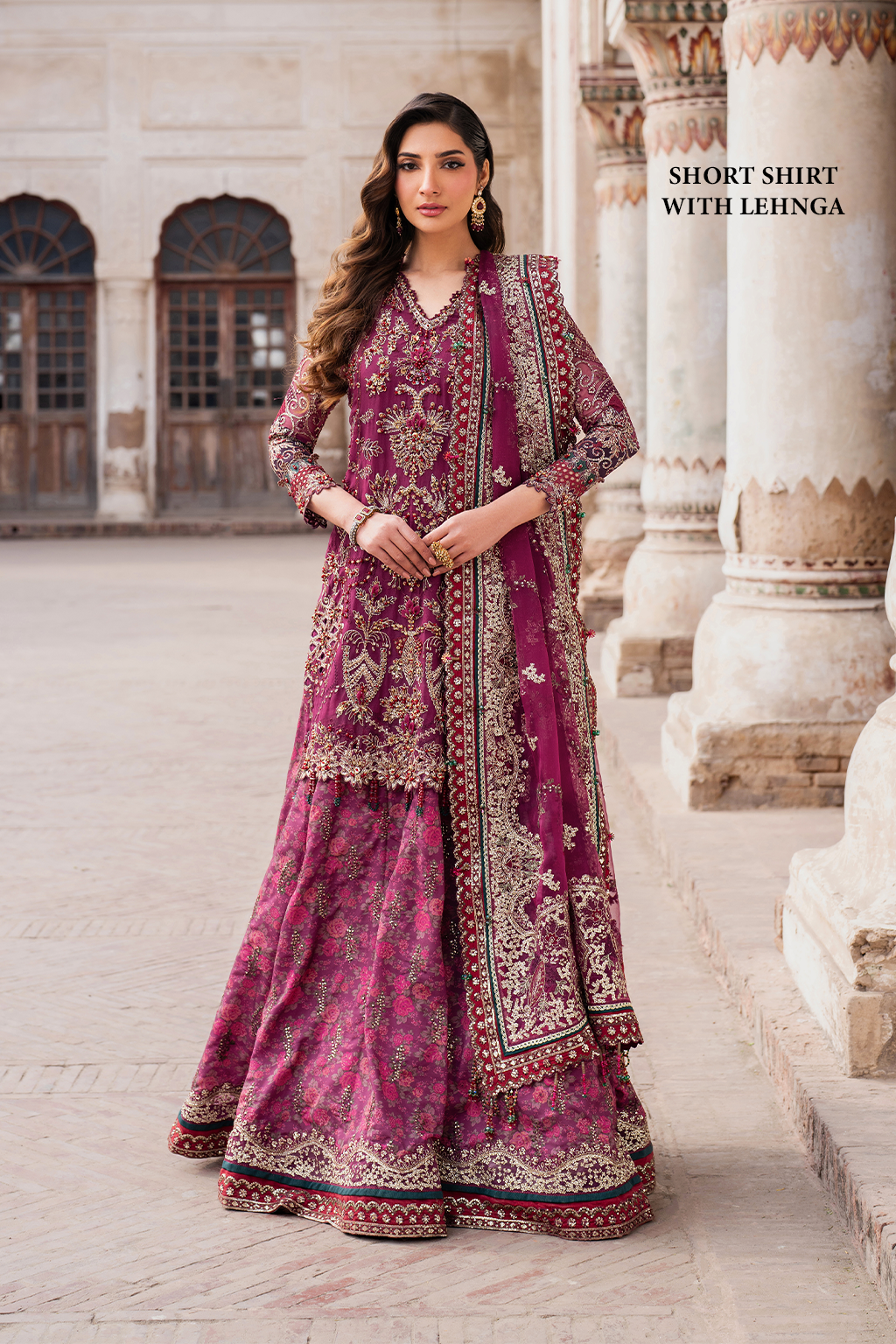 Pakistani 3-Piece ILC-04 Embroidered Chiffon Unstitched Suit | Latest Pakistani Design Salwar Kameez Punjabi Suit Designer Wear