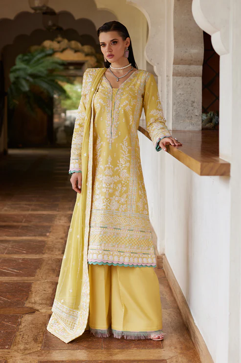 Pakistani Embroidered Lawn Unstitched 3 Piece Iris-Gul-83 | Latest Pakistani Punjabi Suits Salwar Kameez Designer Wear