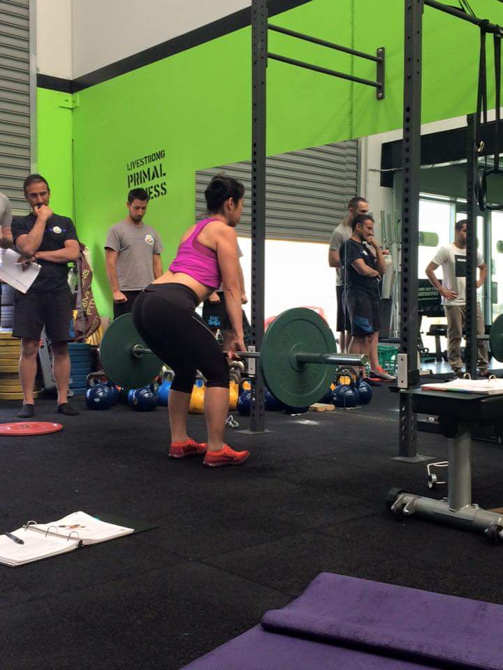 First deadlifting attempt!