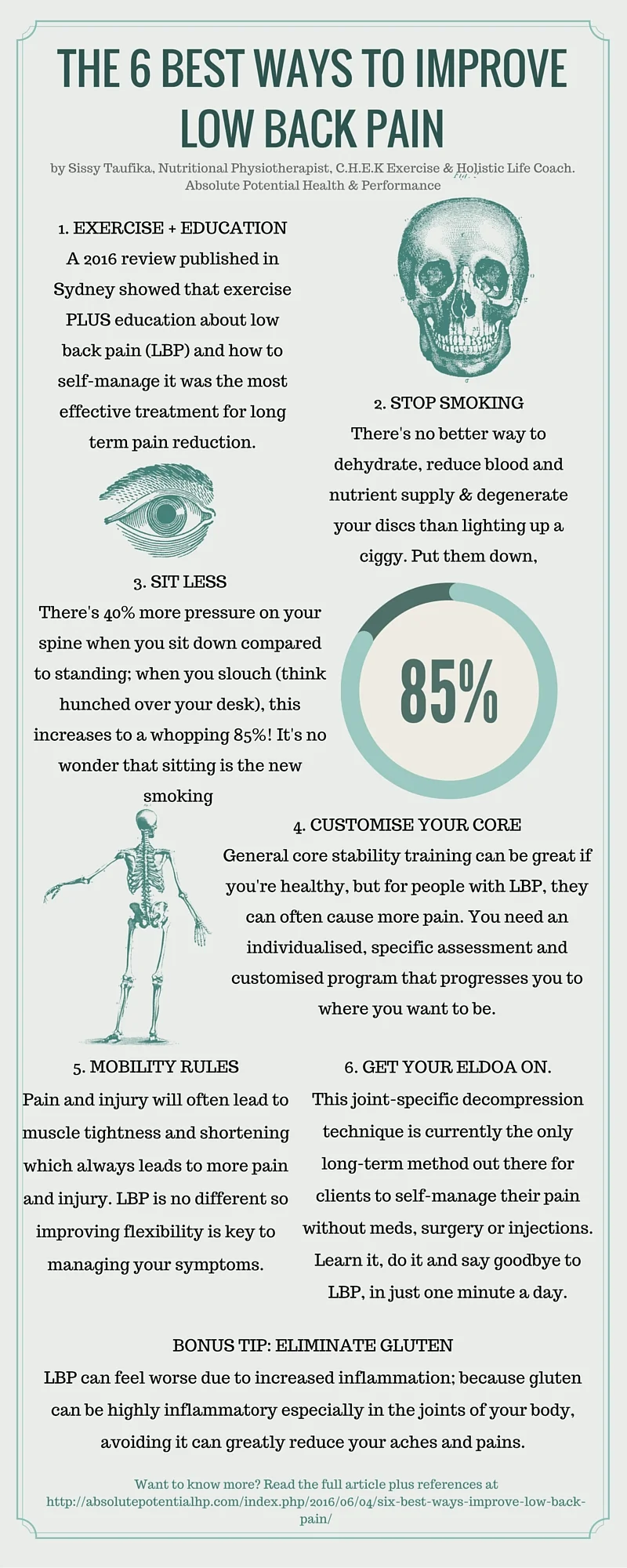 The 6 Best Ways To Improve Low Back Pain