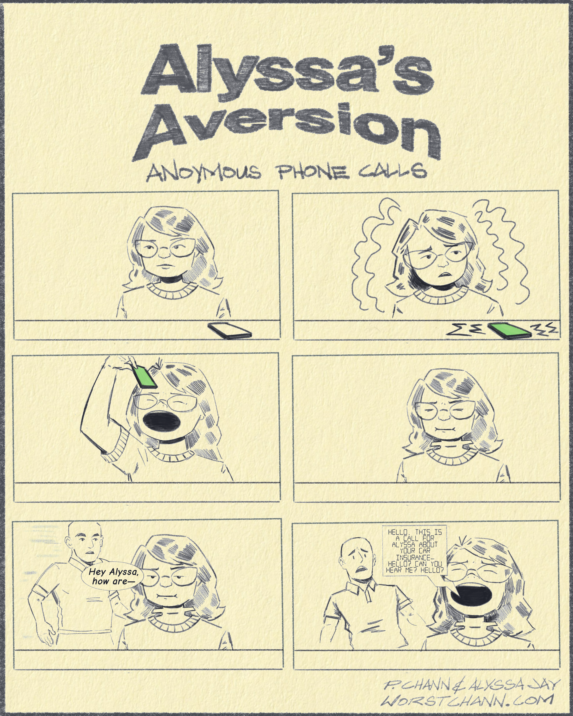 Alyssa's Aversion: Anonymous Phone Calls