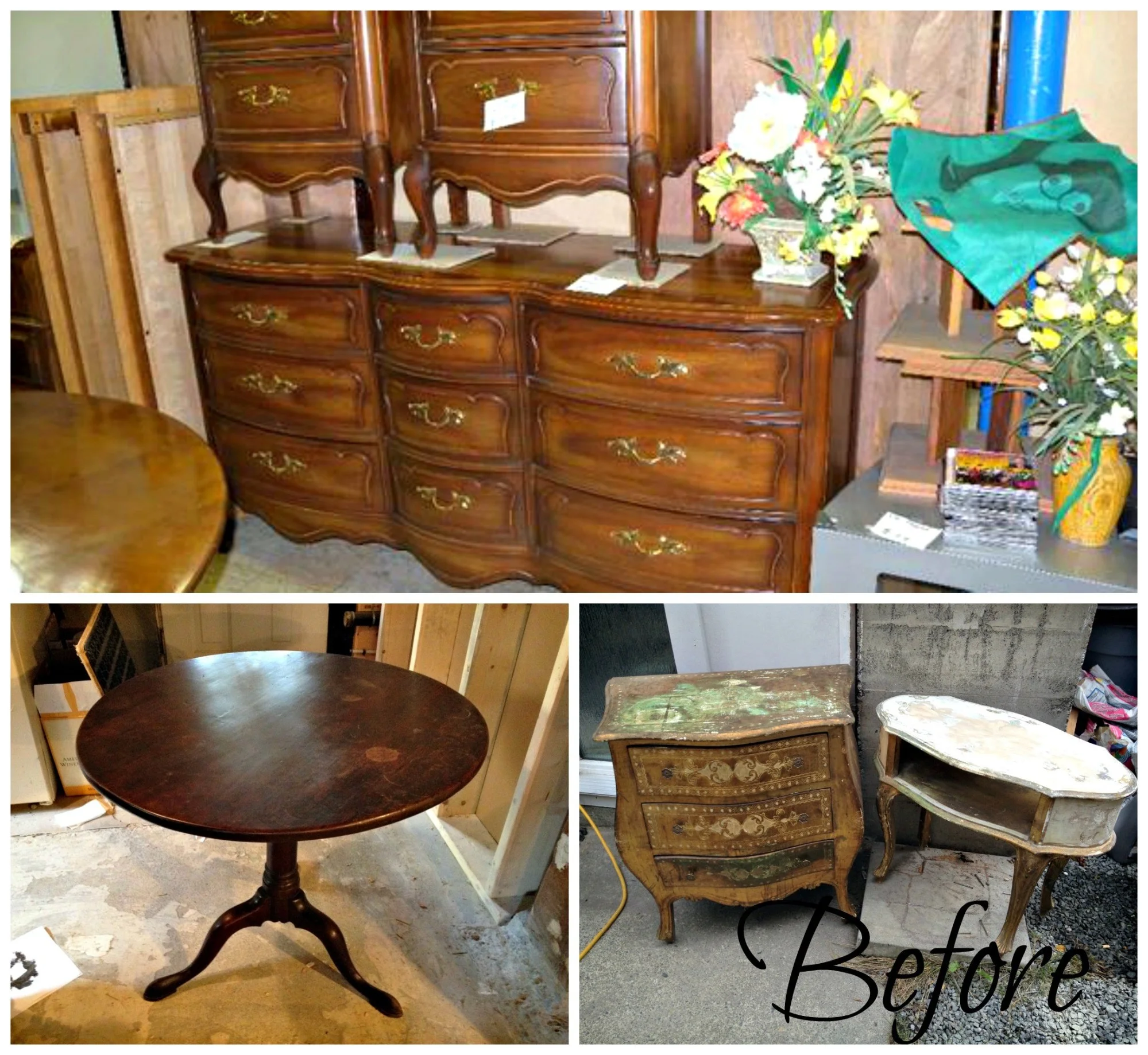 A few pieces BEFORE…