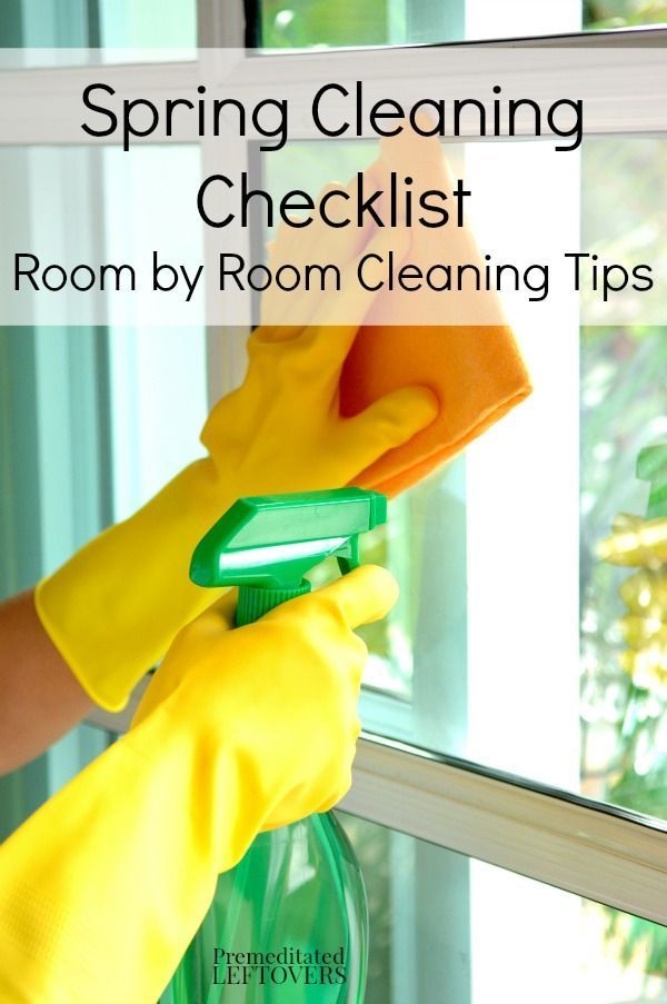 4. Spring clean Get down and dirty and clean your home from top to bottom. It’s hard work but you will be amazed at how great you will feel after. For a great printable room by room checklist and tips from premeditatedleftovers.com click HERE