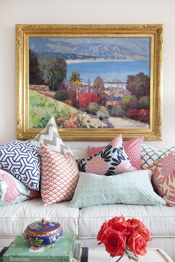 Caitlin Wilson also has some stunning fabrics and pillows that make it easy to mix and match. Check out the website HERE {CaitlinWilson}