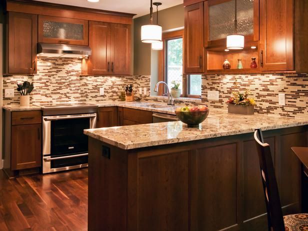 Choosing Backsplash Tile For Busy, Kitchens With Granite Countertops And Tile Backsplash
