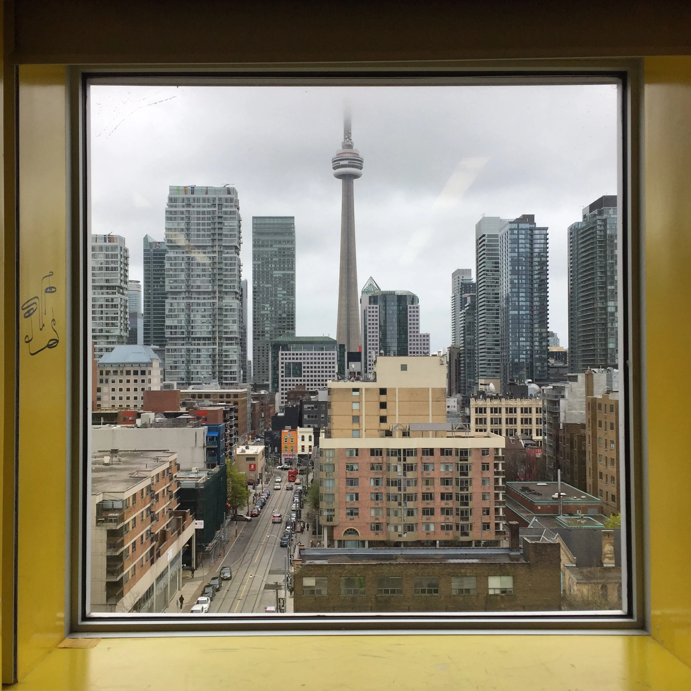 Photo taken from OCAD (Ontario College of Art and Design), Toronto, Ontario