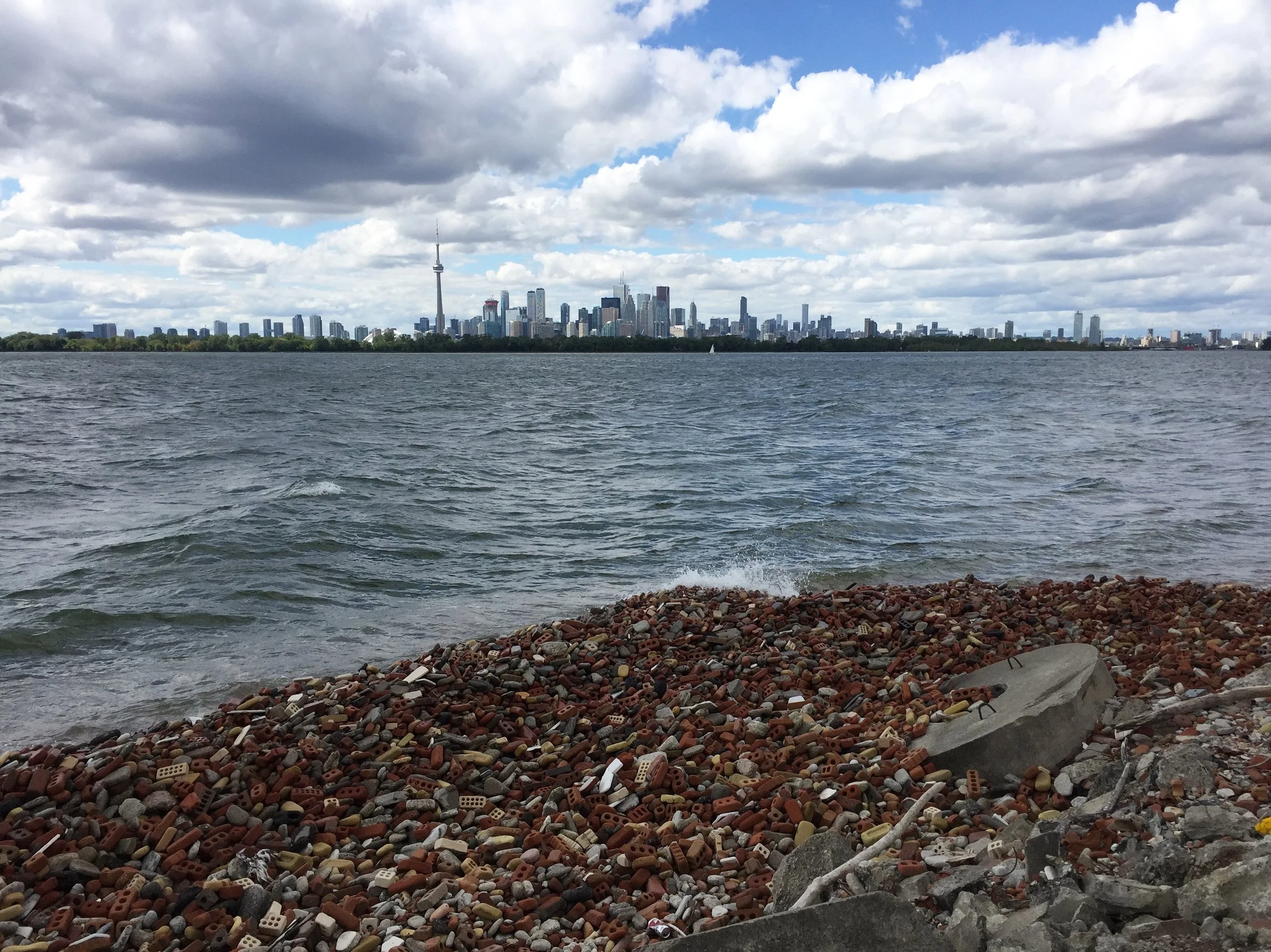 Photo taken from Tommy Thompson park, Toronto, Ontario