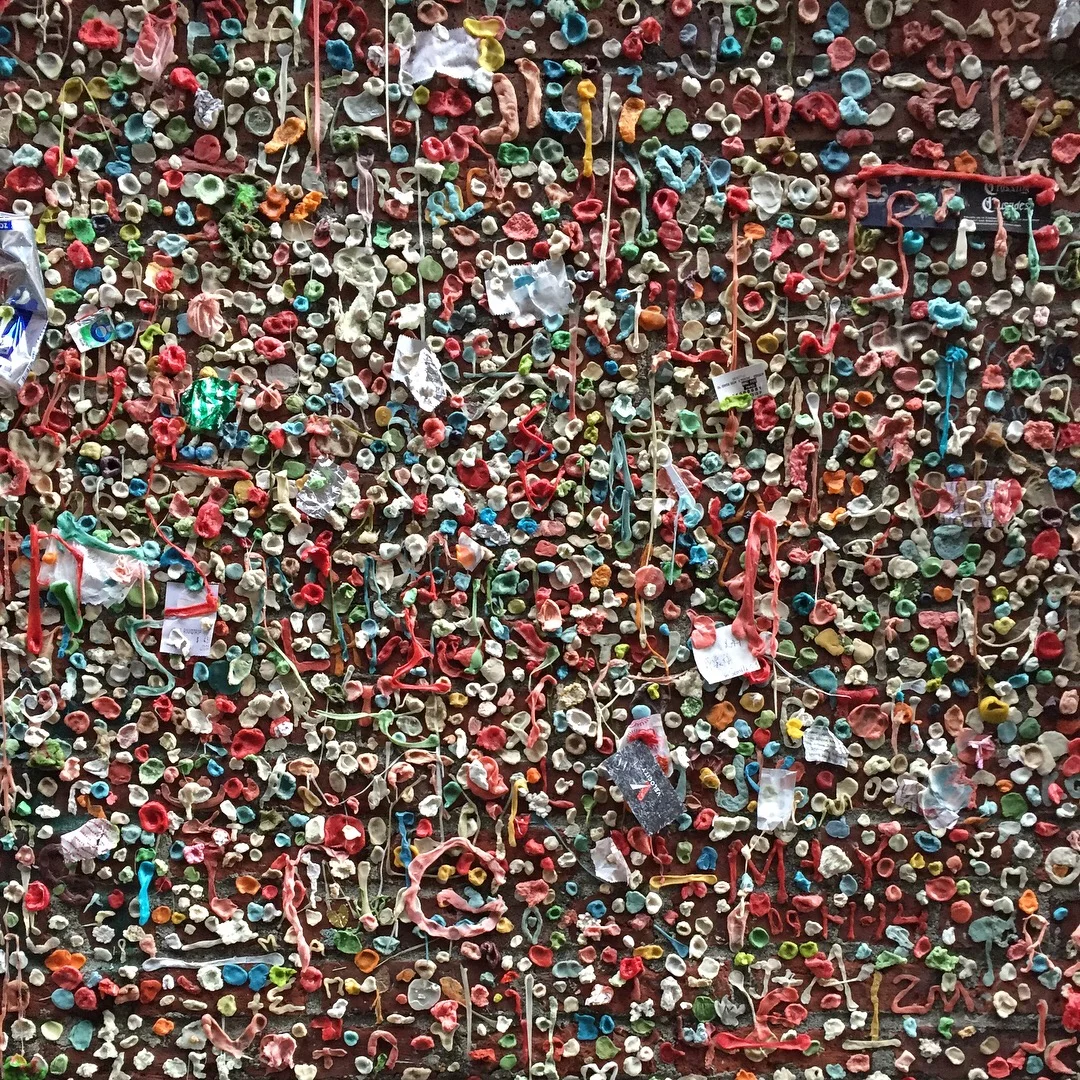 Gum Wall, Seattle, Washington