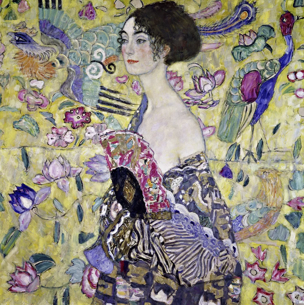 Dame mit Fächer (1917/18)