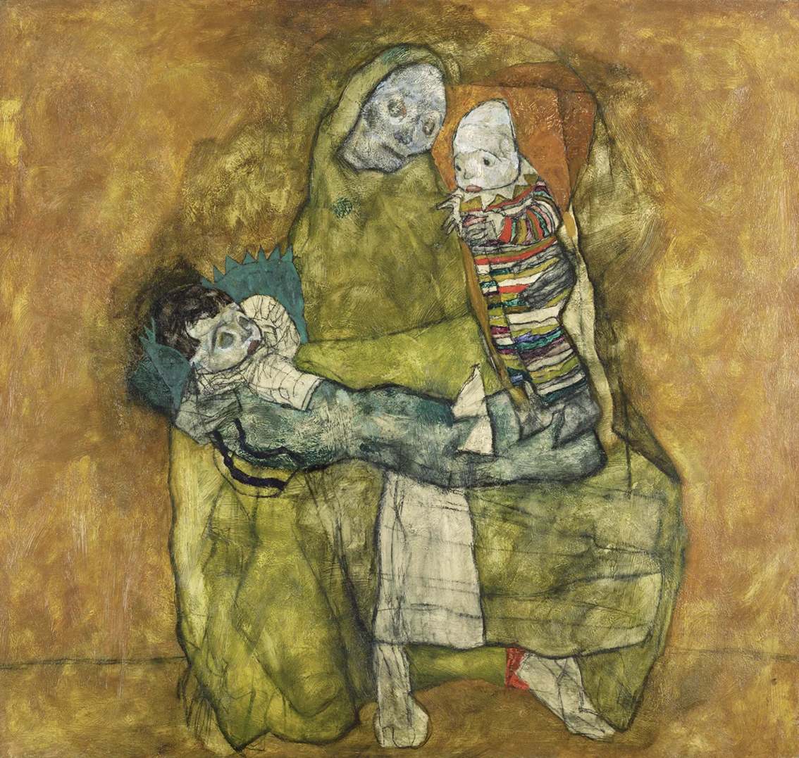 Mutter mit zwei Kindern II, 1915