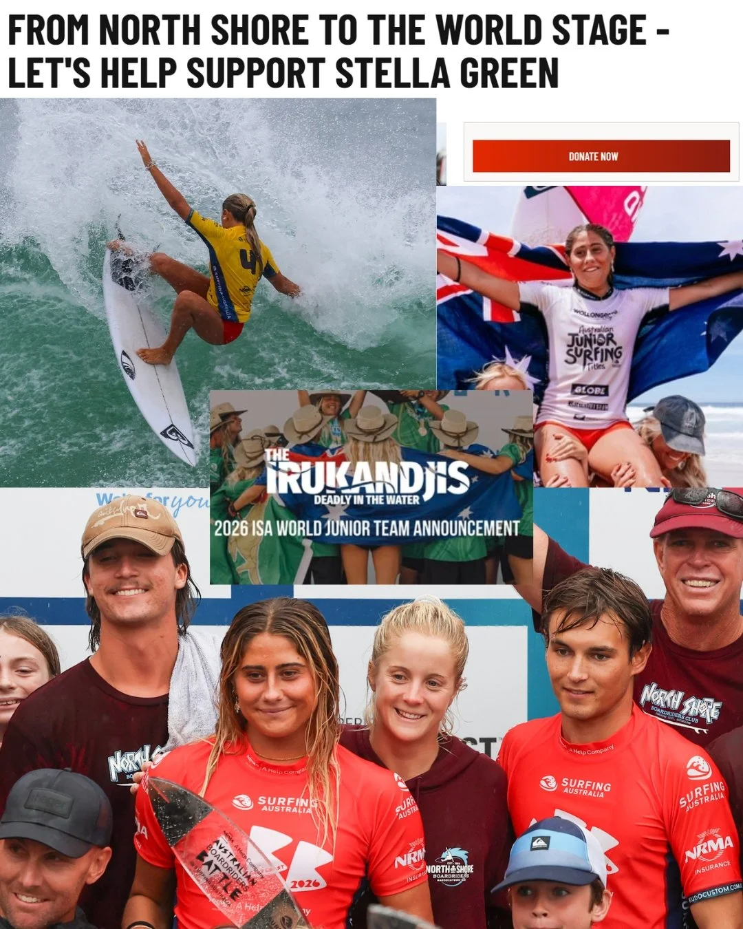 From North Shore to the World Stage: Help Support Stella Green