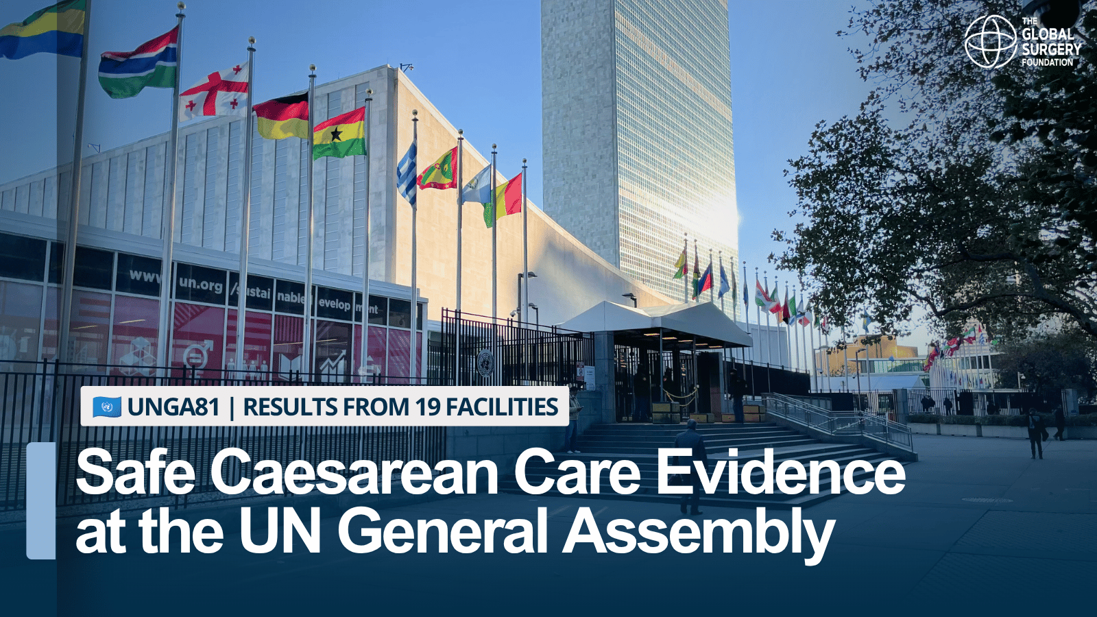 GSF Takes the Evidence On Safe Caesarean Care to UNGA&nbsp;