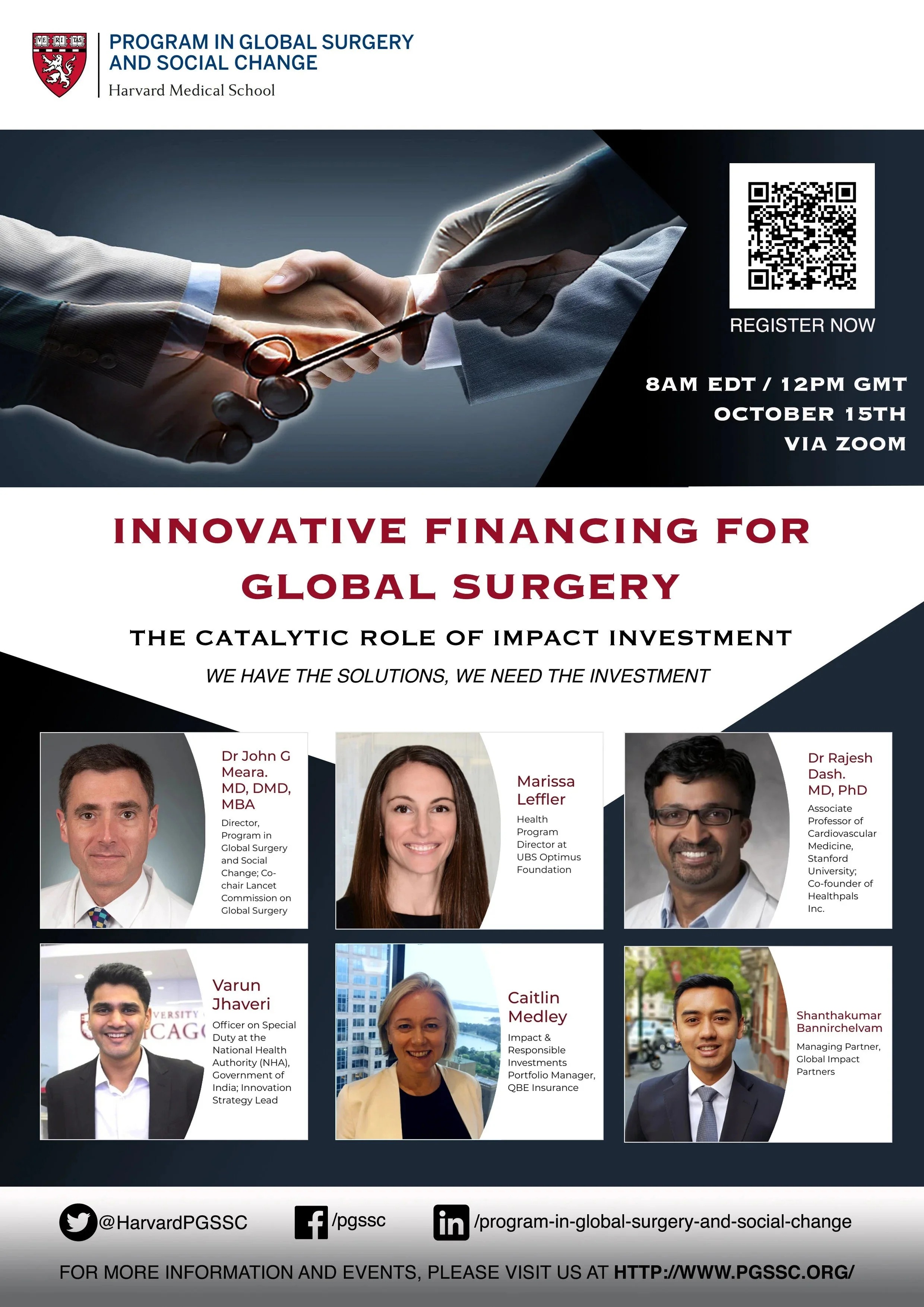 Webinar: Innovative Financing for Global Surgery, the Catalytic Role of Impact Investment