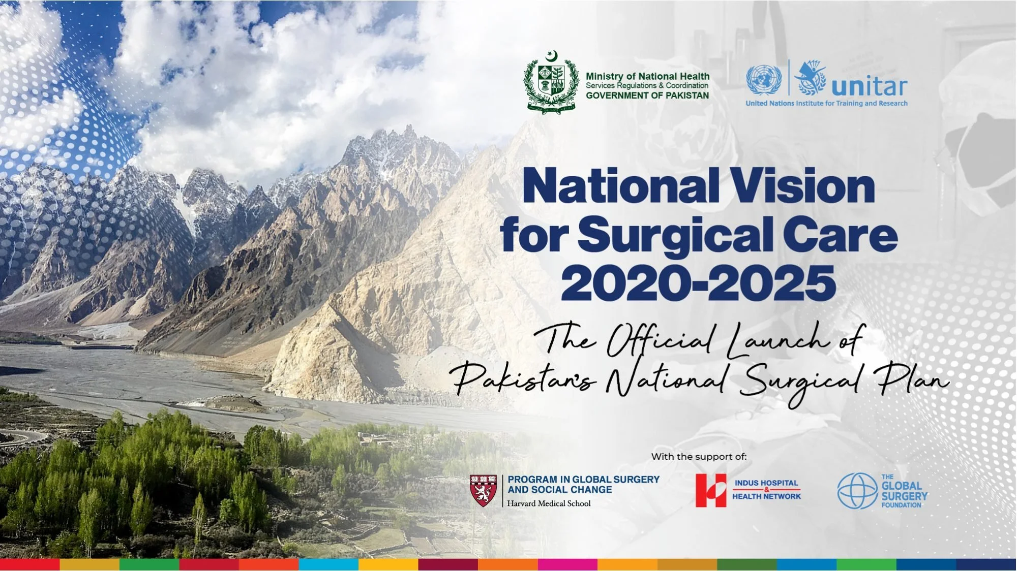 Mountain landscape: Pakistan's National Vision for Surgical Care 2020-2025