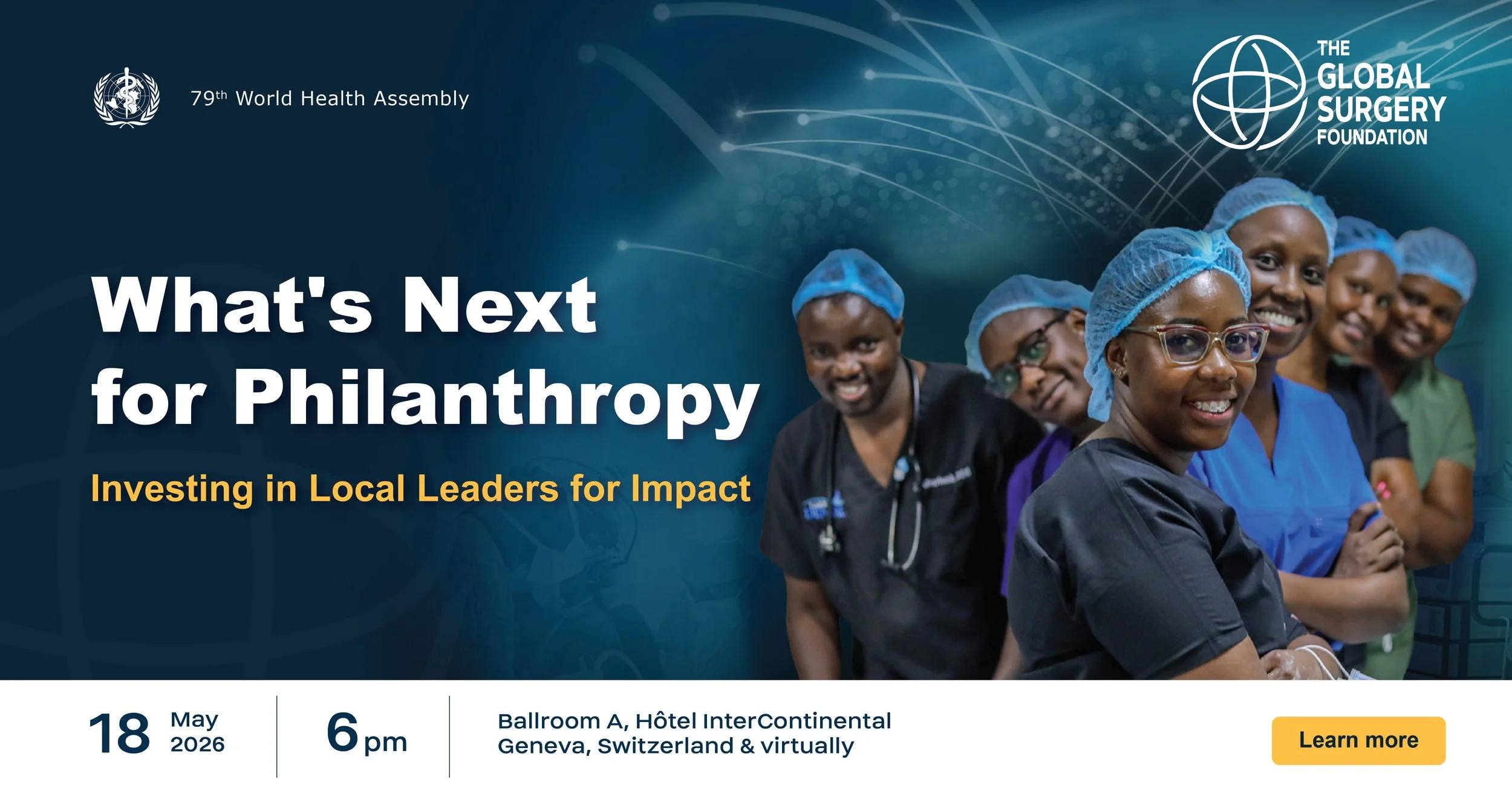 REGISTER: The Global Surgery Foundation Returns for Side Event at WHA79 in 2026