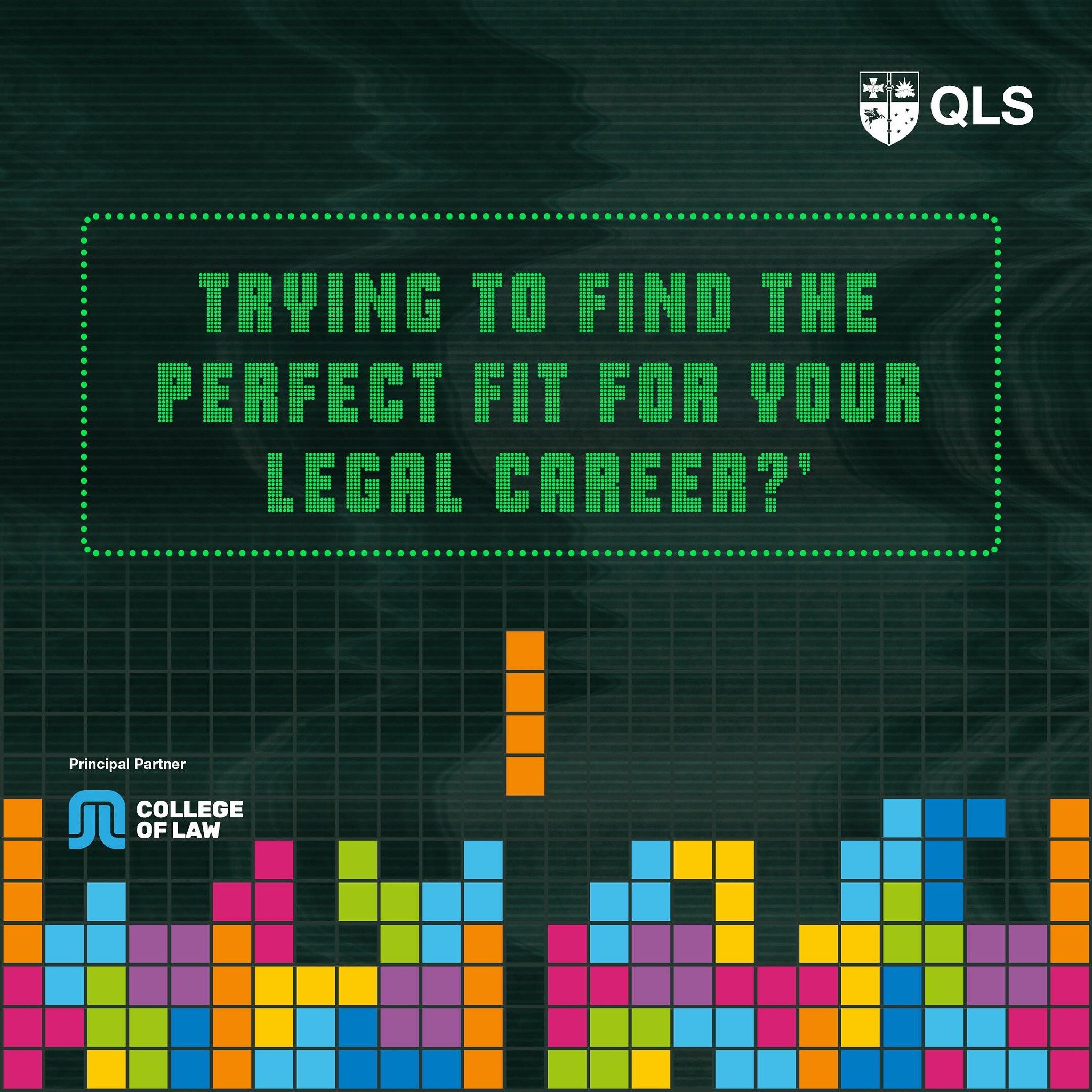 Join us and the Queensland Law Society at the Legal Careers Expo on 8 May 2024 where you will have the opportunity to speak to representatives from up to 30 firms! 👩🏼&zwj;💼

The event is also an opportunity to receive a professional headshot, as w