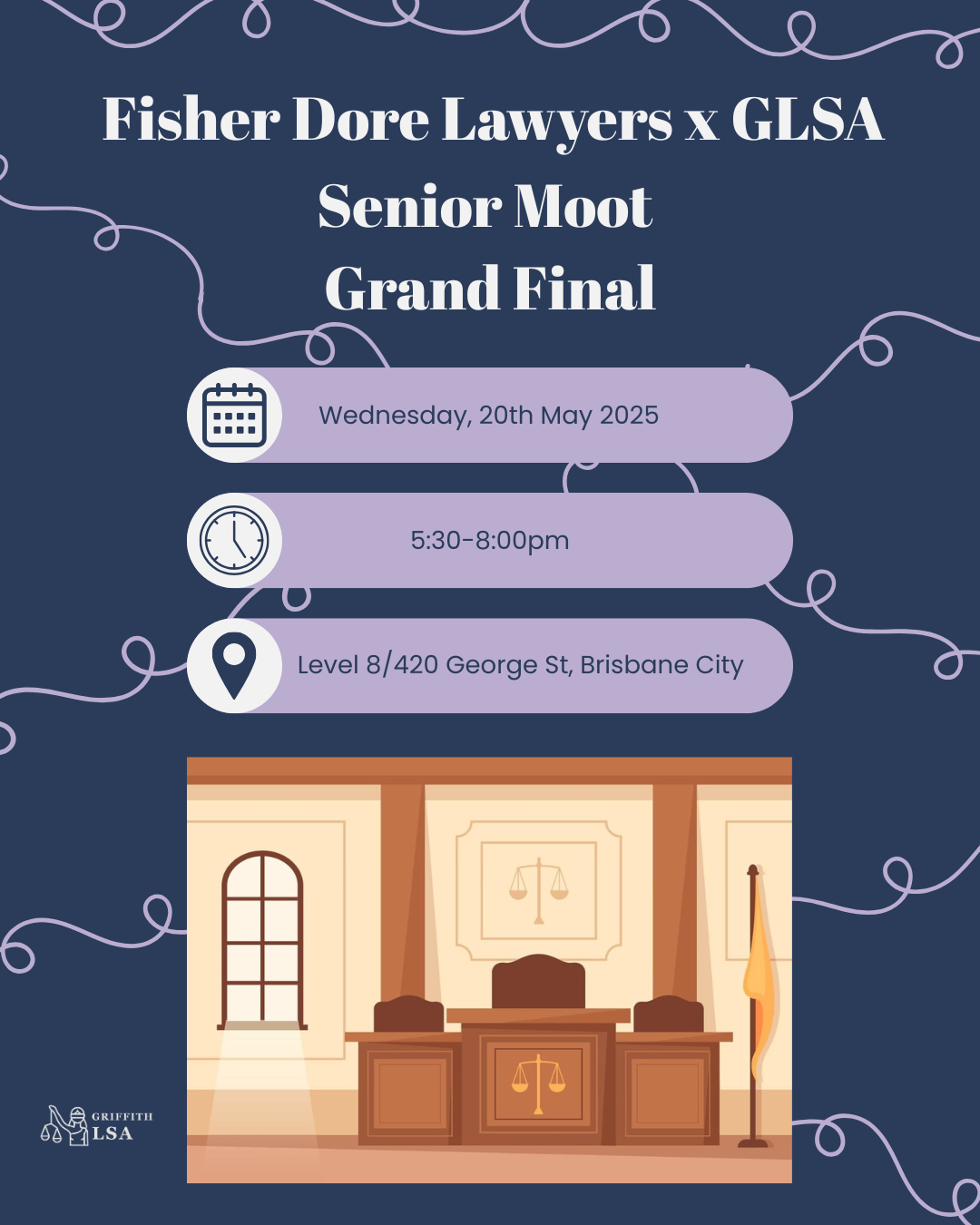 2026 Fisher Dore Lawyers x GLSA Senior Moot Grand Final⚖️