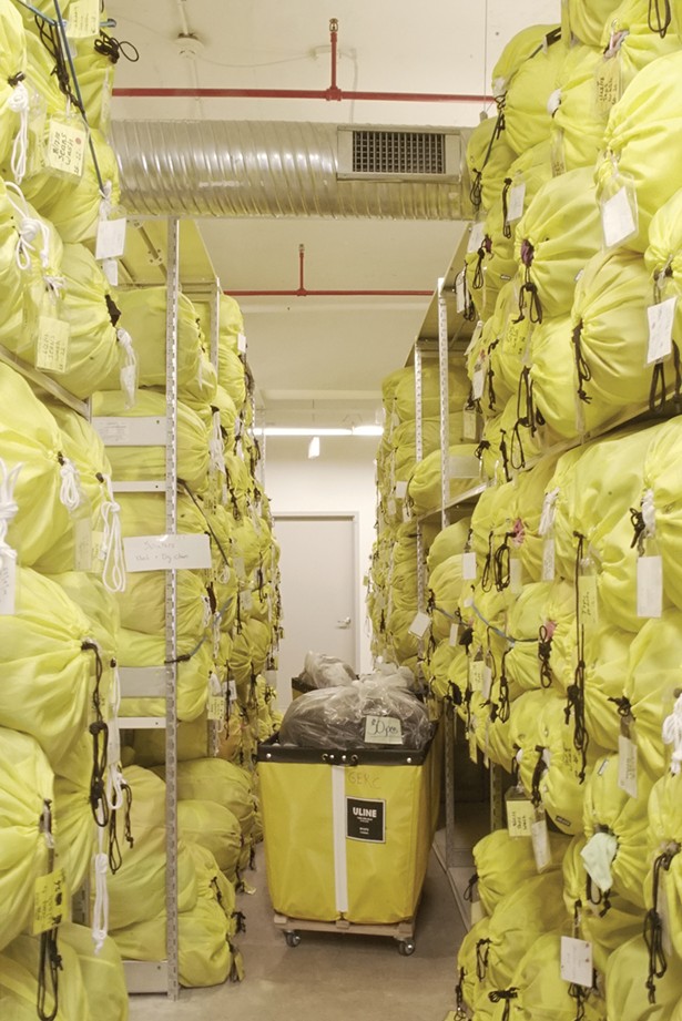 Tiny factory has developed their own sorting process for returned items