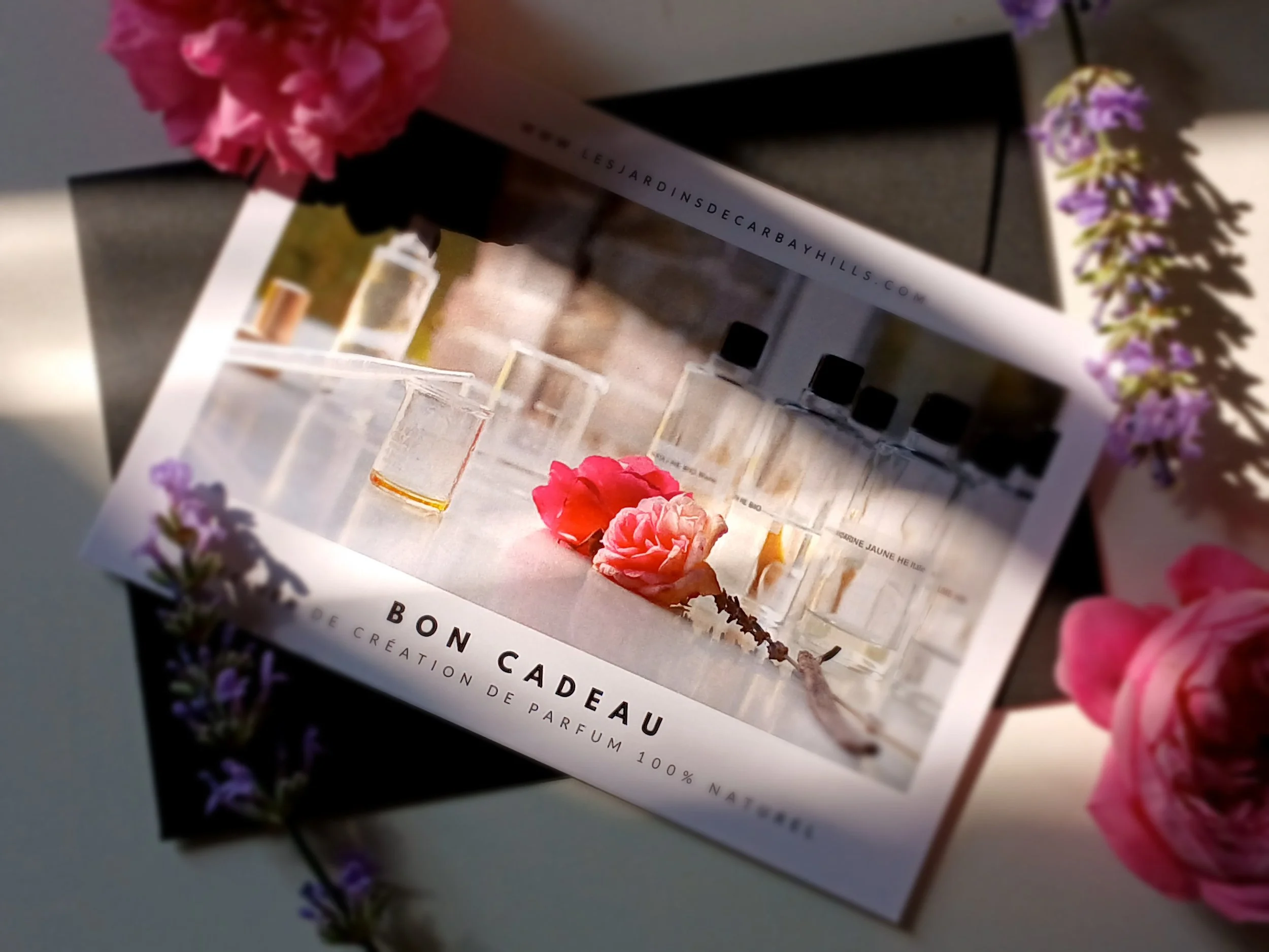 BON CADEAU pour offrir 1 PLACE à l'atelier du parfumeur en collectif