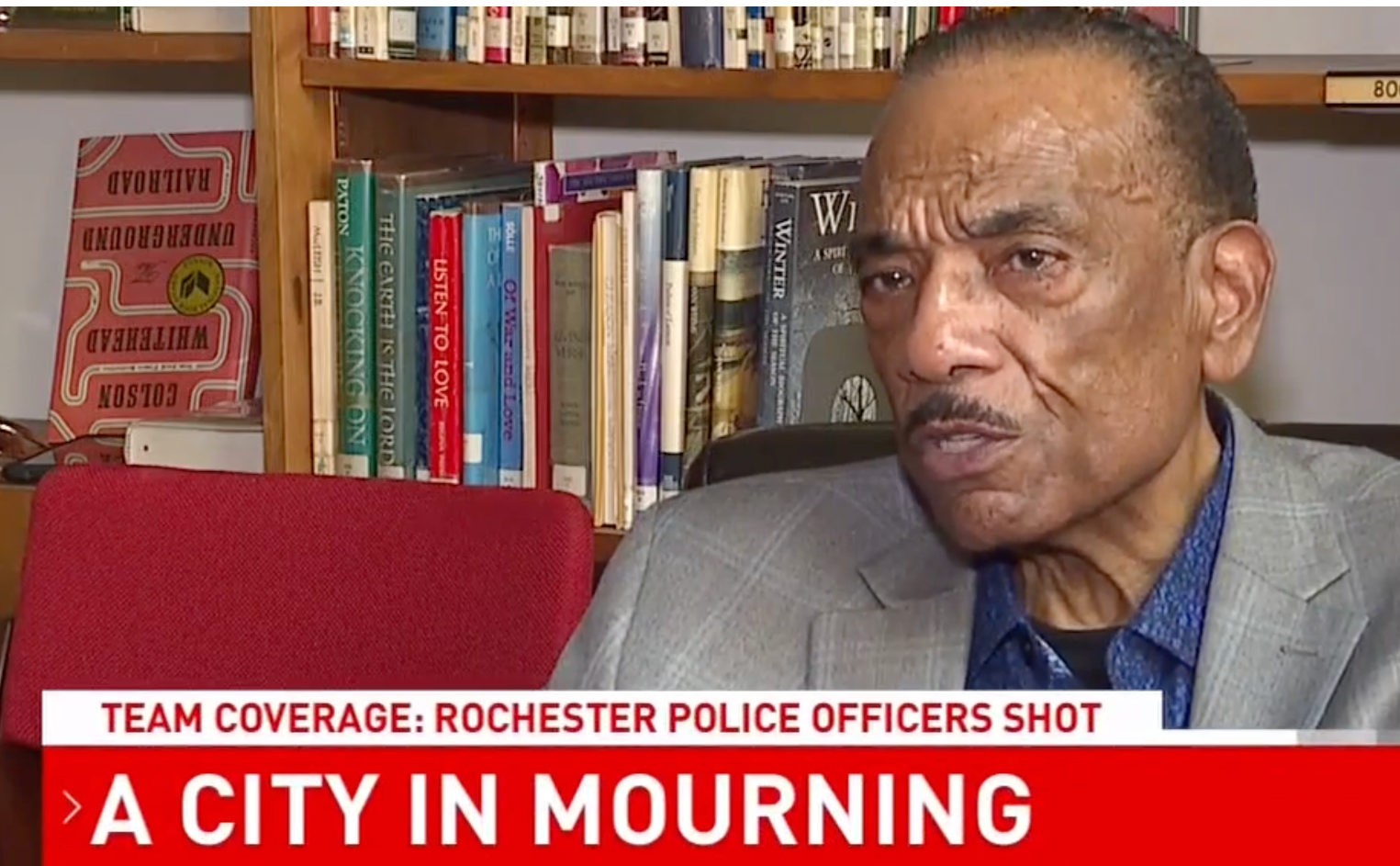 13WHAM Interviews UCLM's Reverend Stewart about Rochester Gun Violence Epidemic