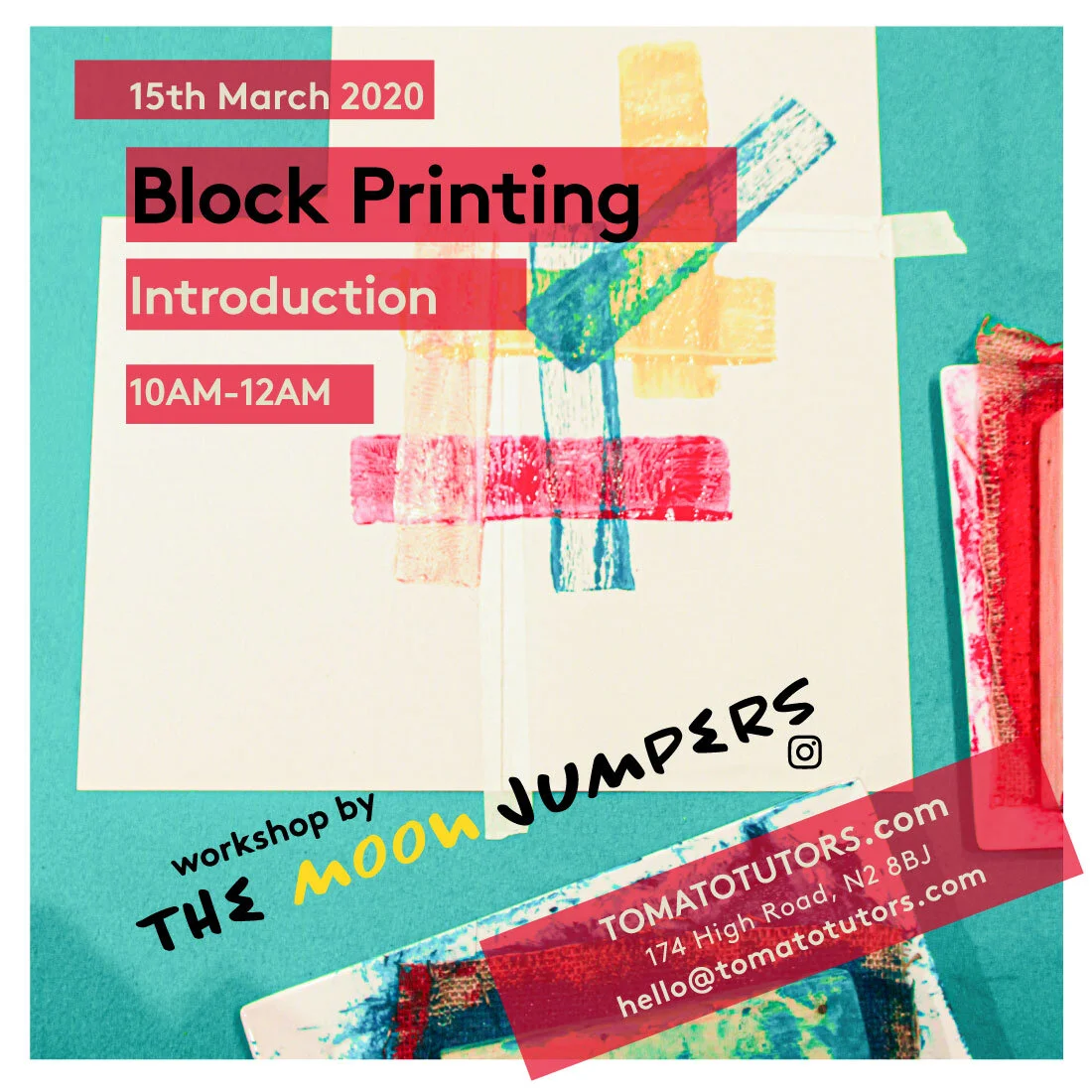 Introduction to Block Printing for Children.