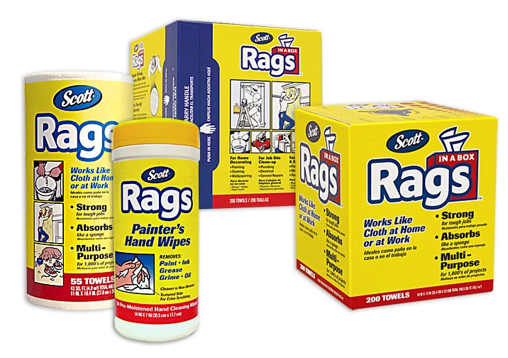 Scott Brand Products - Rags Redesign