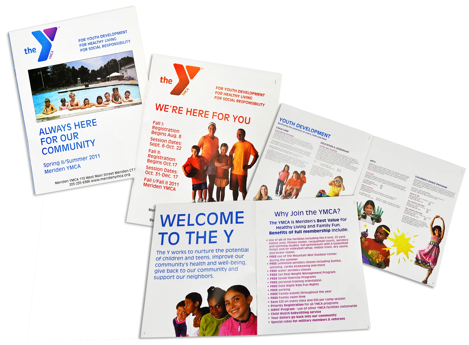 Meriden YMCA Catalog Design