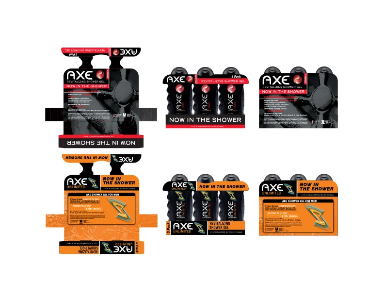 Axe Shower Gel Packaging Concept