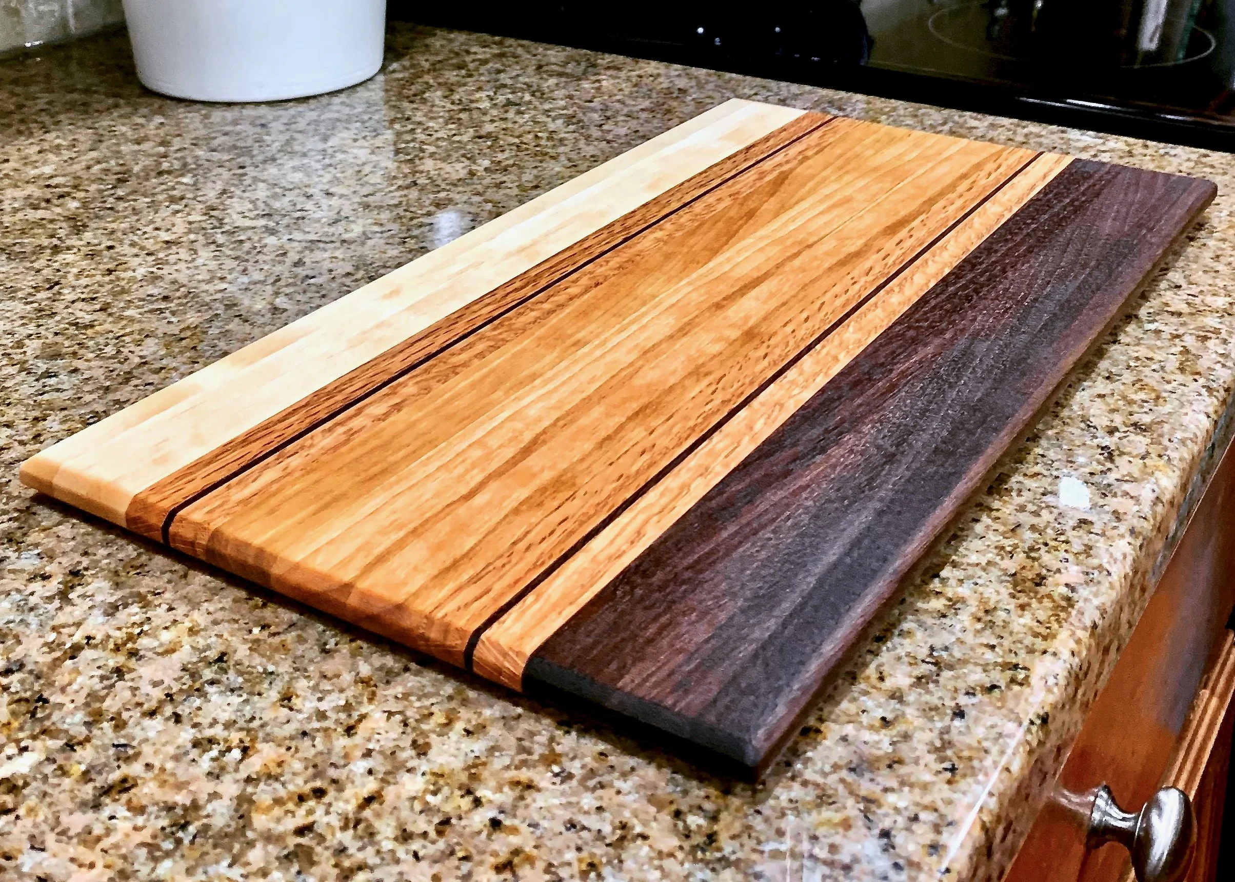 face-grain serving tray