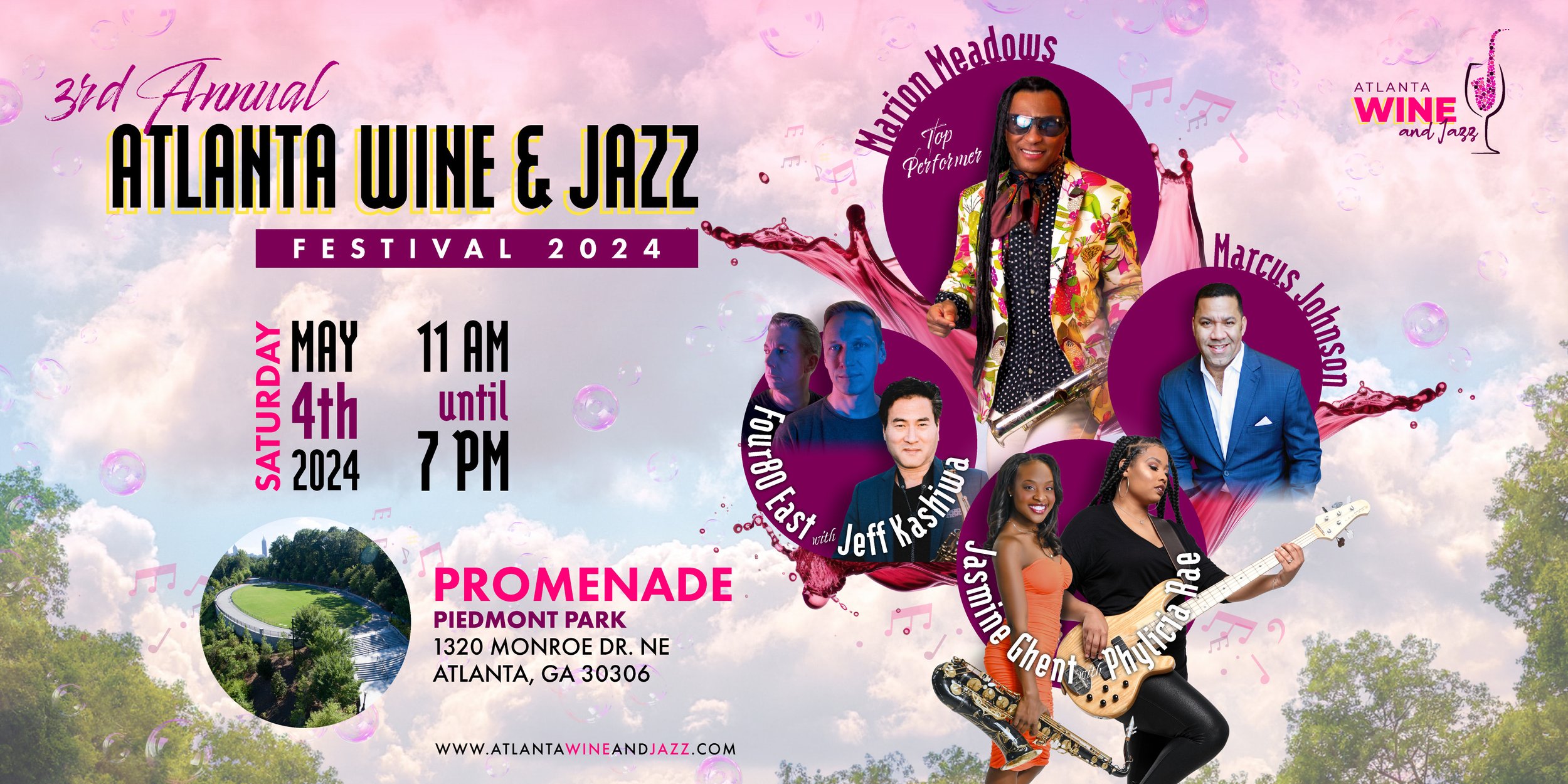 Atlanta Wine and Jazz Festival: Jazmine Ghent and Phylicia Rae