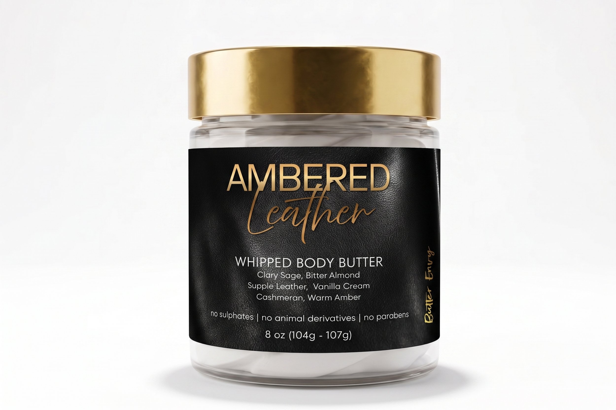 Ambered Leather Handcrafted Whipped Shea Butter