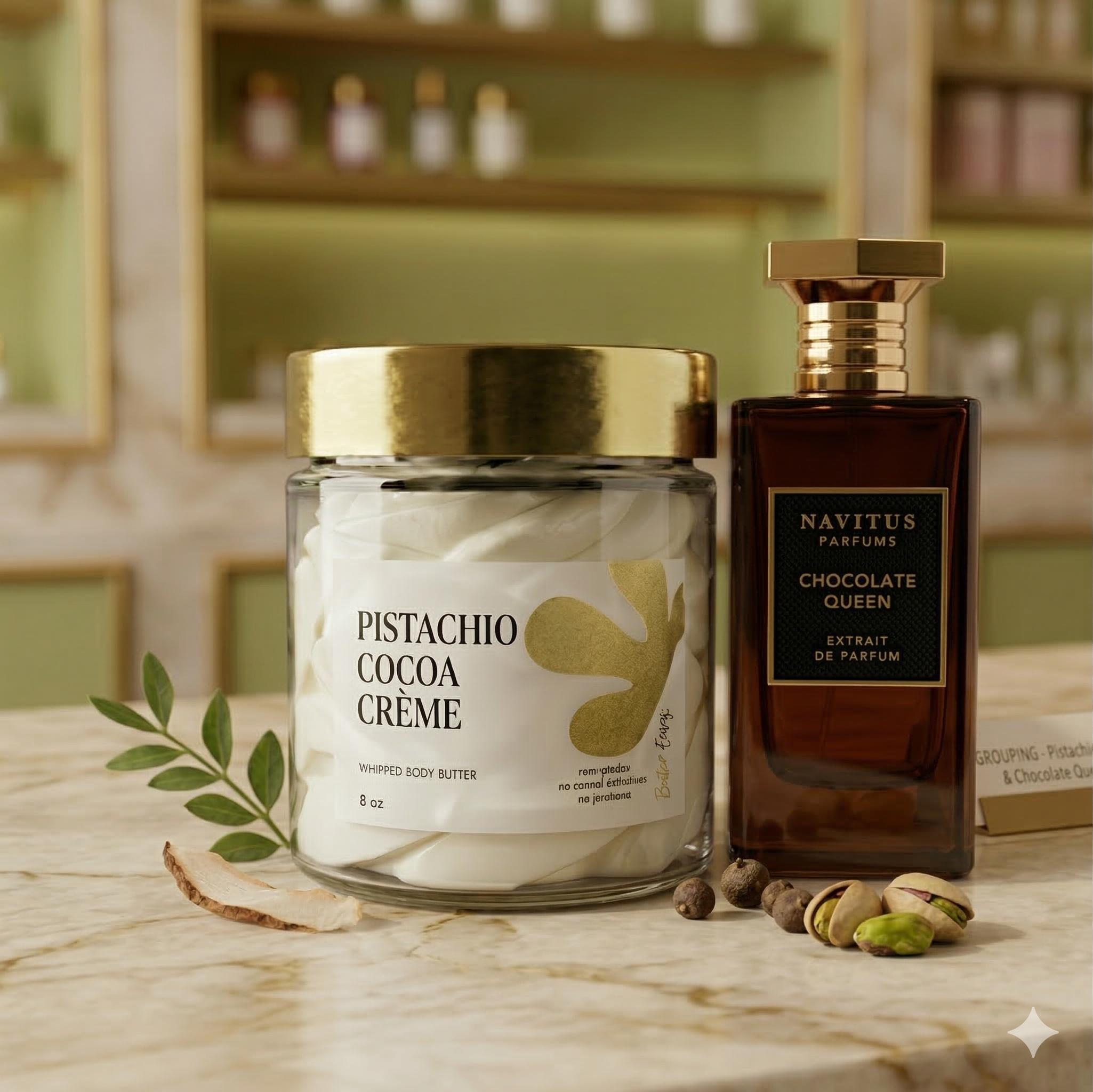 Pistachio Cocoa Creme Whipped Shea Butter