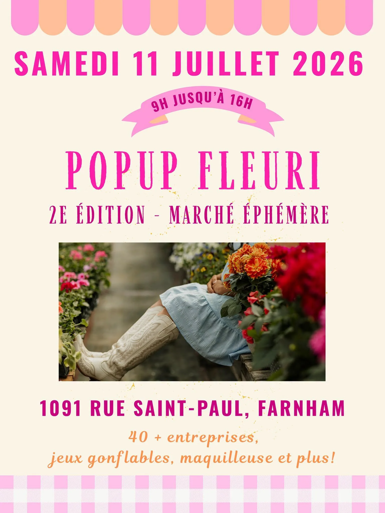 Pop up Fleuri 