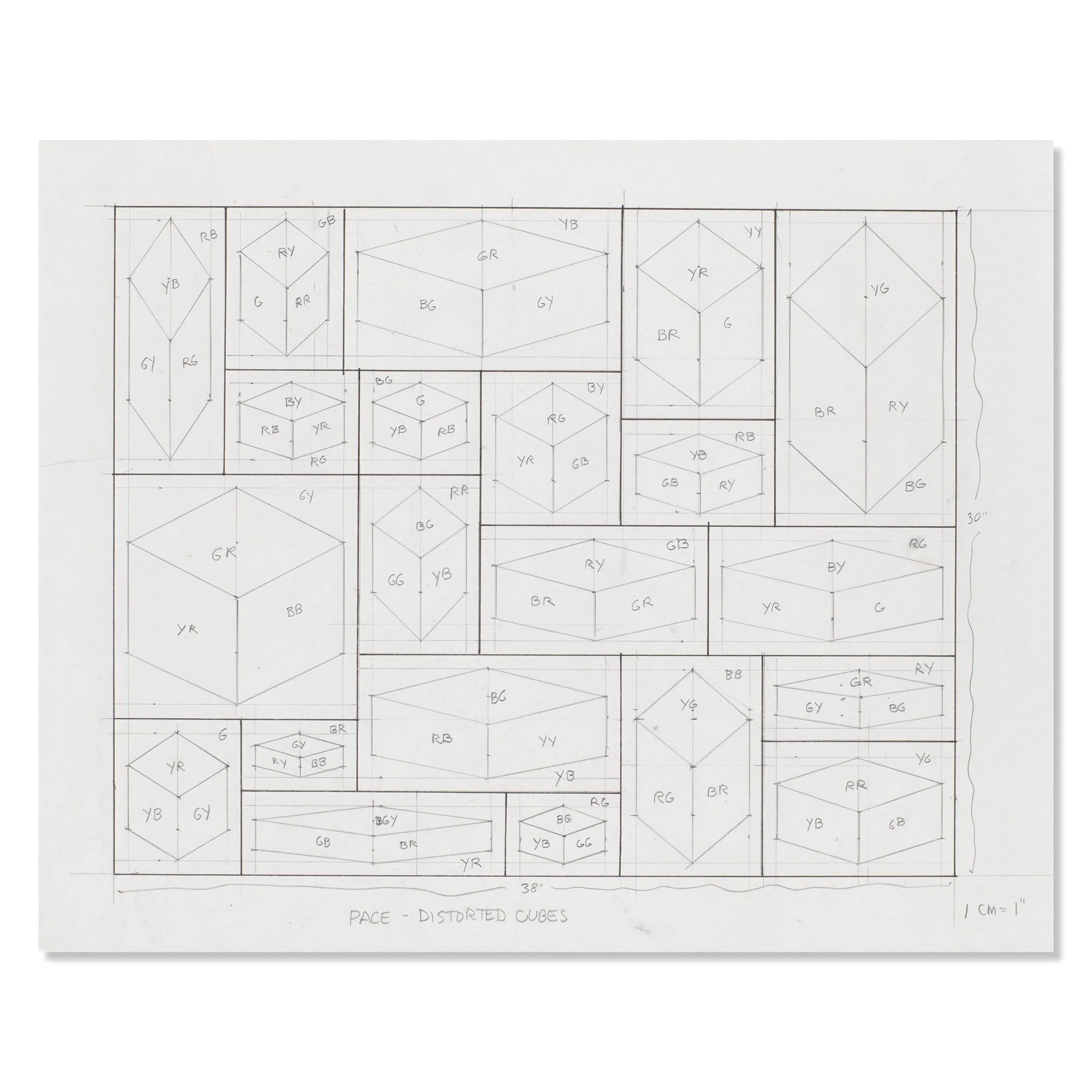 Working Drawing Distorted Cubes 2001.jpg