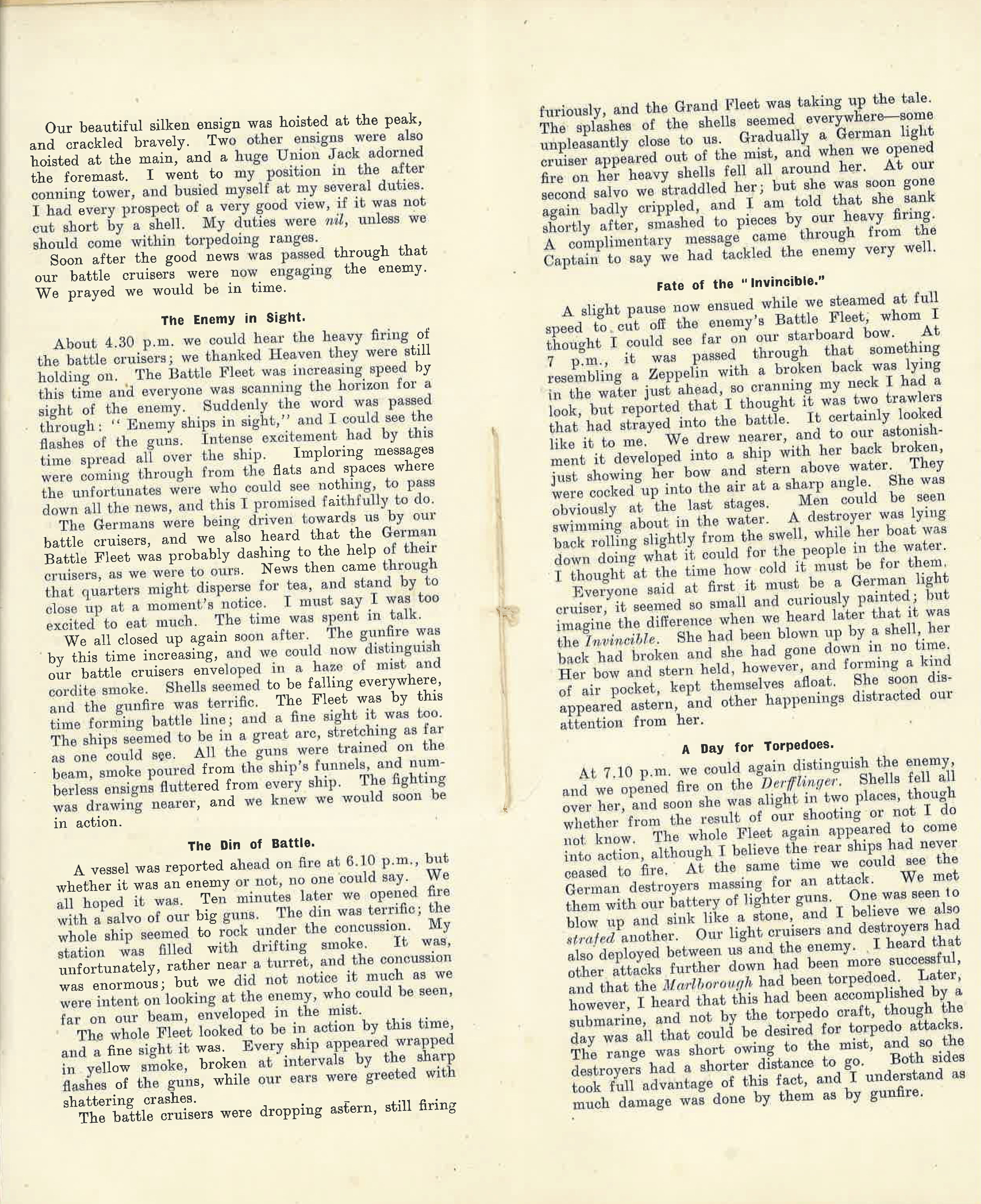 leaflet - Battle of Jutland - written by G W Clarke.jpg