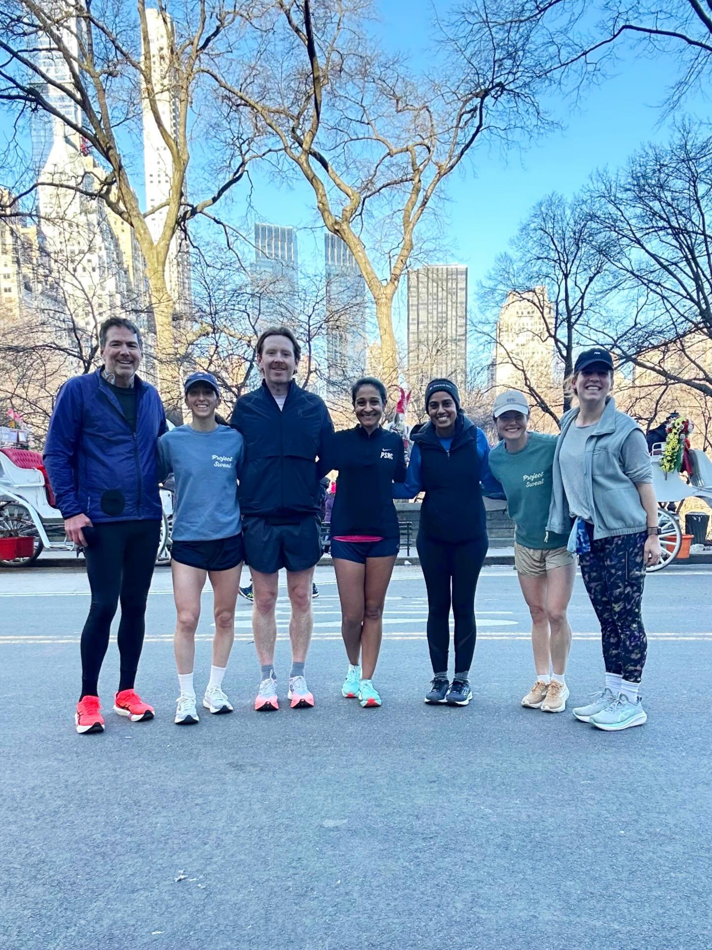 HERE FOR THE LONG RUN / PSRC NYC Half Shake Out ⚡️
GOOD LUCK RUNNERS 🏃&zwj;♂️🏃&zwj;♀️
#nychalf #psrc #projectsweat #runners #halfmarathon