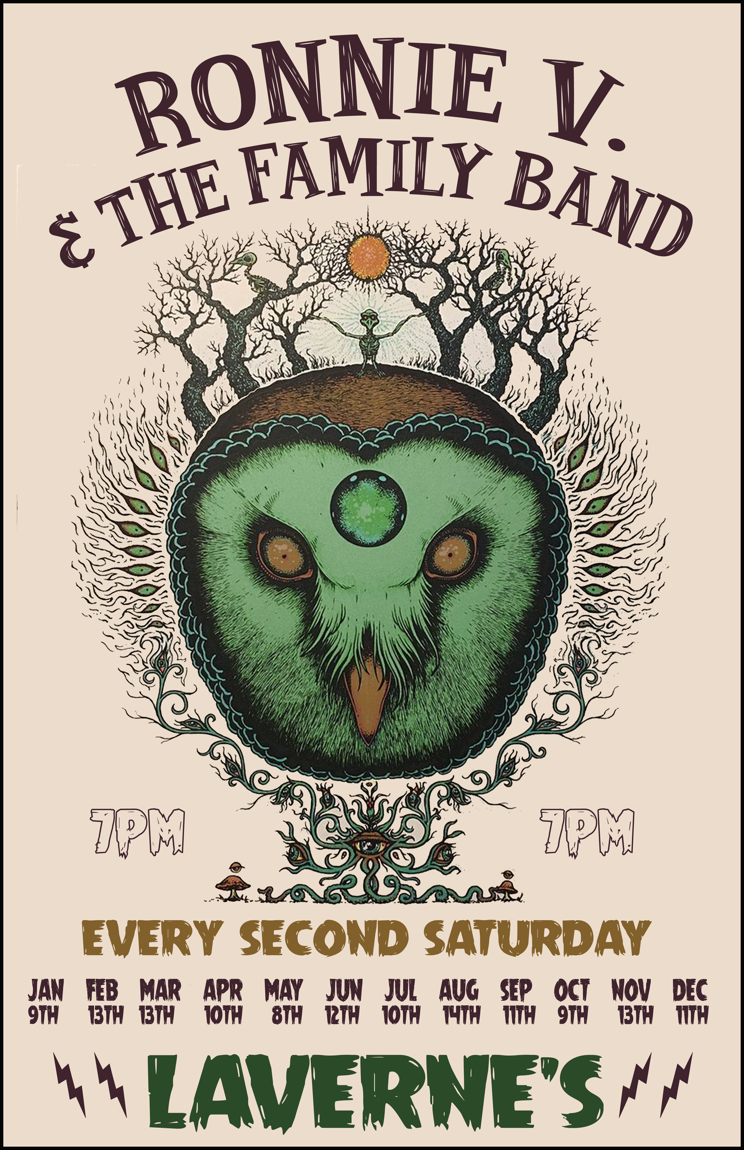 Family Band Every 2nd Saturdays At Laverne's