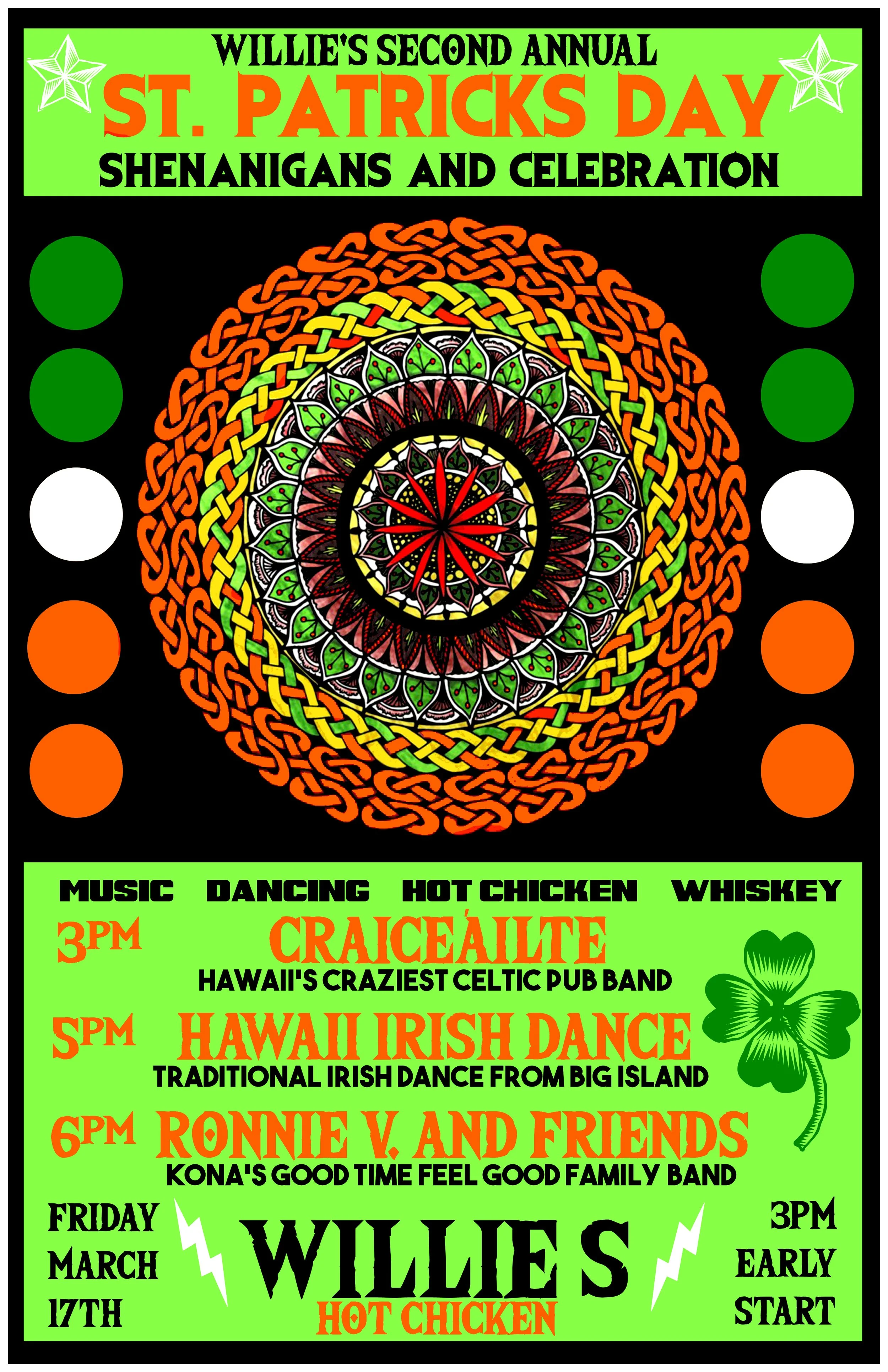 Willie's 2nd Annual St. Patrick's Day Celebration