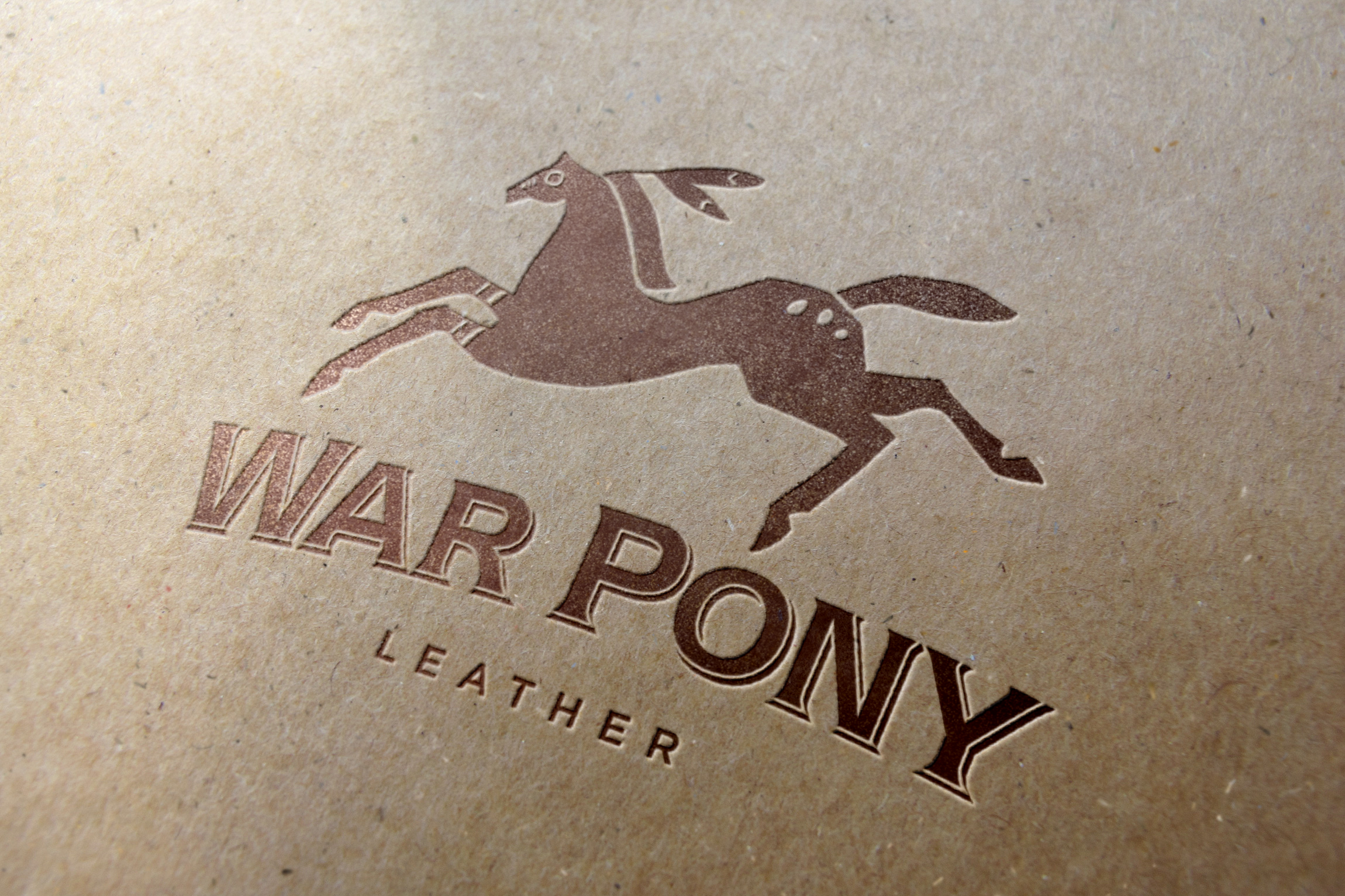 Warpony Leather Logo
