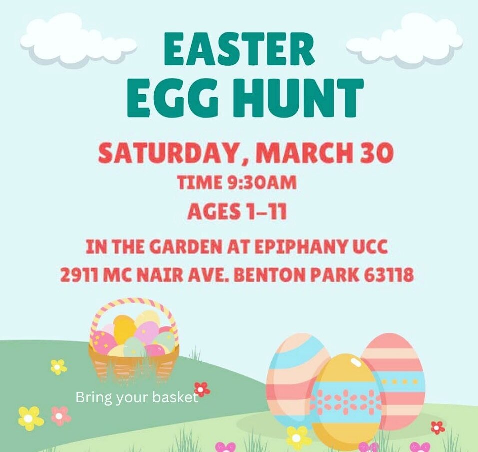 Our lovely neighbors and host of our neighborhood meetings are having an Easter egg hunt tomorrow!