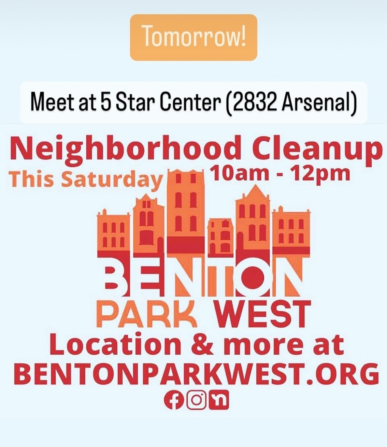 Benton solidarity tomorrow - if you&rsquo;re interested in joining the cleanup crew look no further!