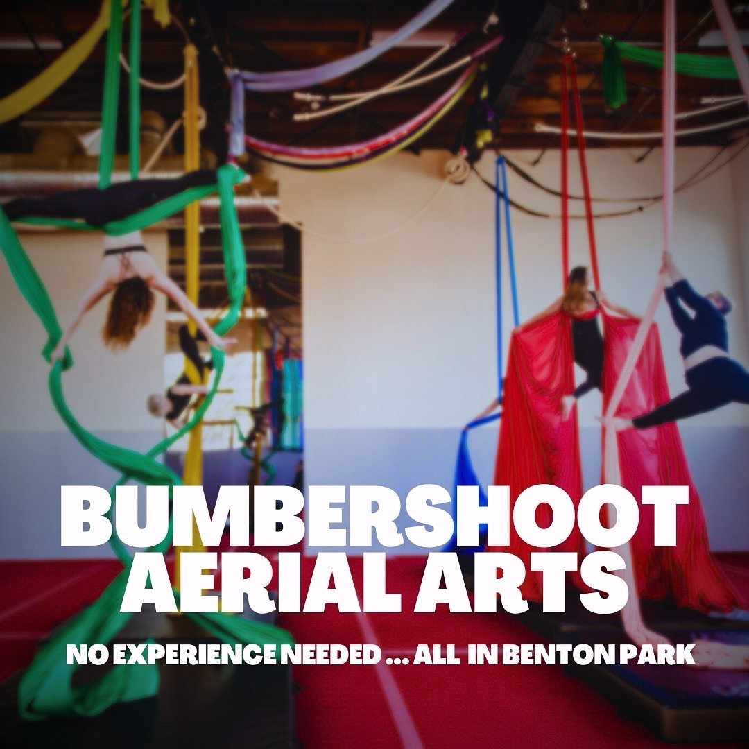 Bumbershoot is your neighborhood beginner friendly Aerial Art studio! We offer a wide range of classes for adults and kids alike. From Silks, to Trapeze, Hoop, Slings, Rope or even tumbling and flexibility, we have a class for everyone. At Bumbershoo