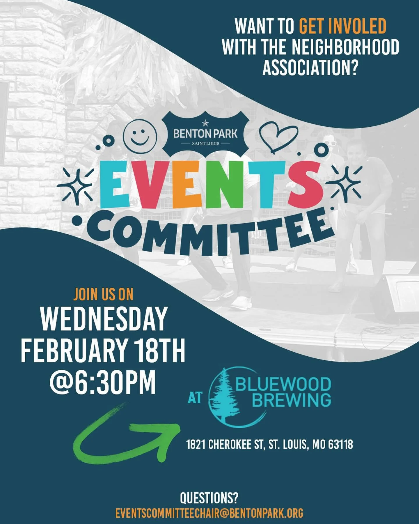 Benton Park neighbors 👋
Want to help shape the events that bring our neighborhood together?

The Events Committee is opening up to the community, and we&rsquo;re inviting neighbors to come be part of it. This is a chance to get involved, share ideas