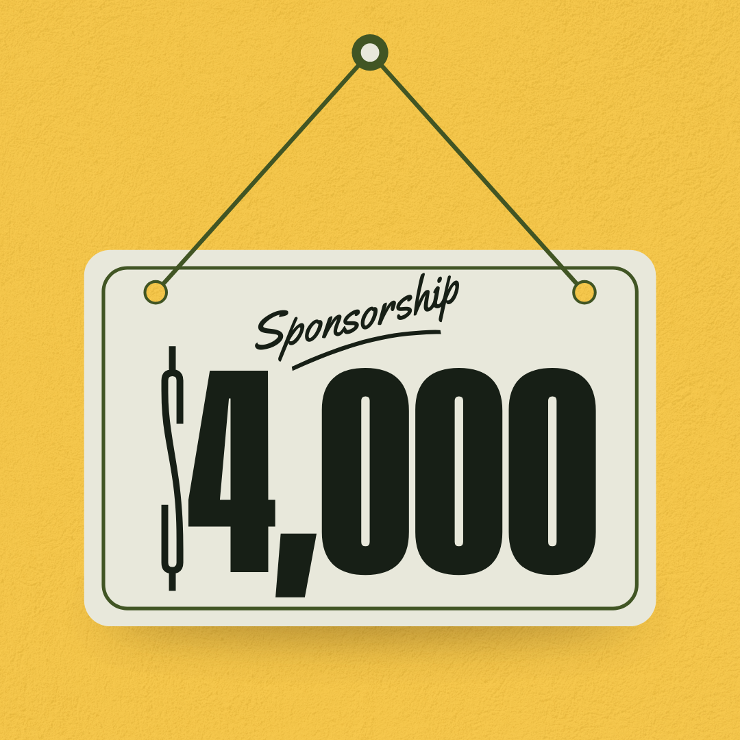 2025 $4,000 Sponsorship level