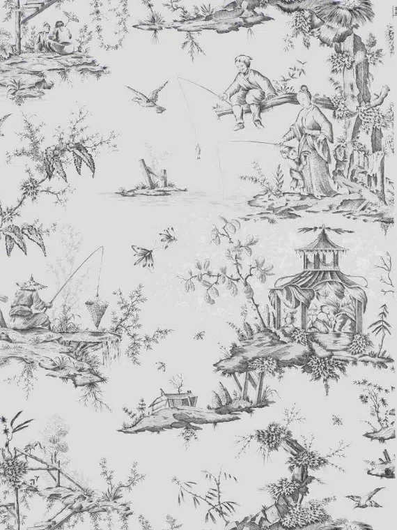 Wallpaper kanawa W4515B09 - Black White