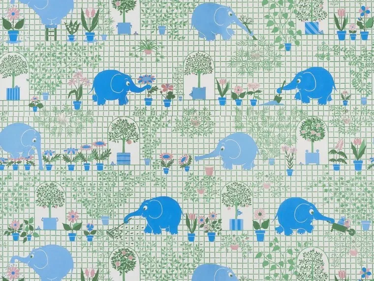 Les elephants jardiniers FP836001 - Multicolore