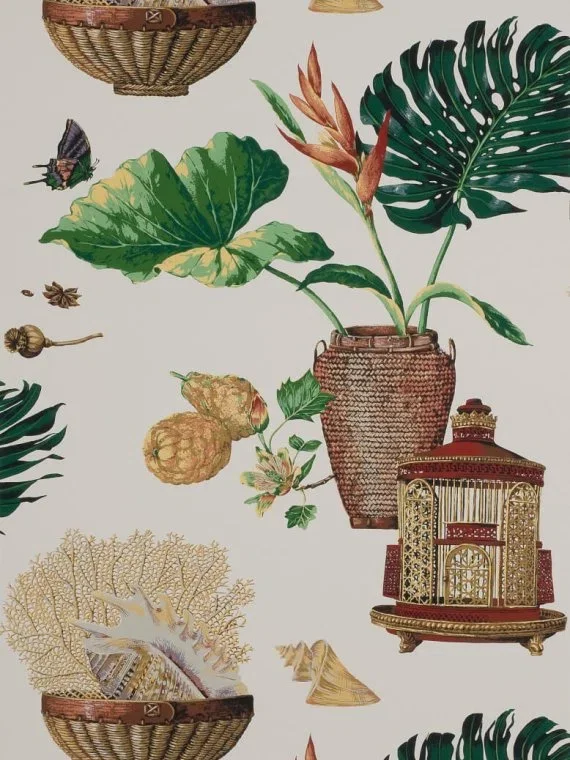 Wallpaper Jamaica W4928001 - Cream