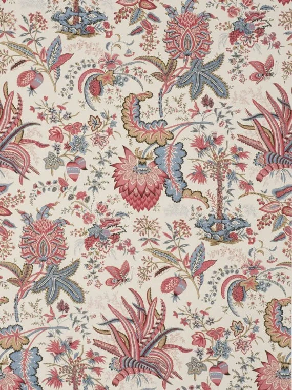 Wallpaper marquis de seignelay BP208003 - Blue/Pink