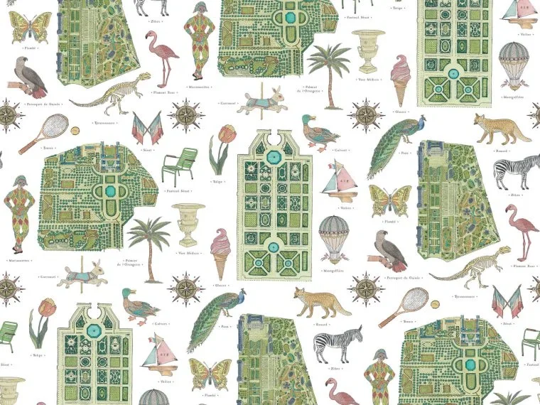 Jardins Parisiens FP485001 - Vert Jardin