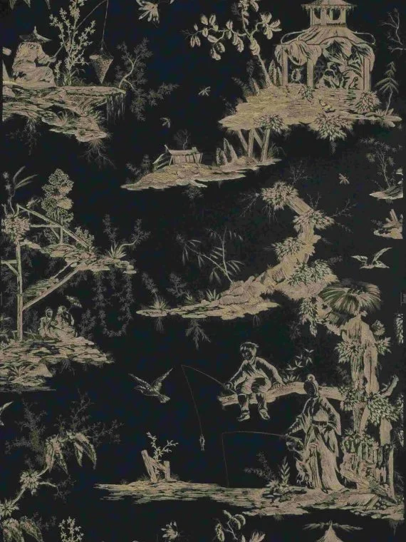 Wallpaper kanawa W4515B07 - Black Ivory